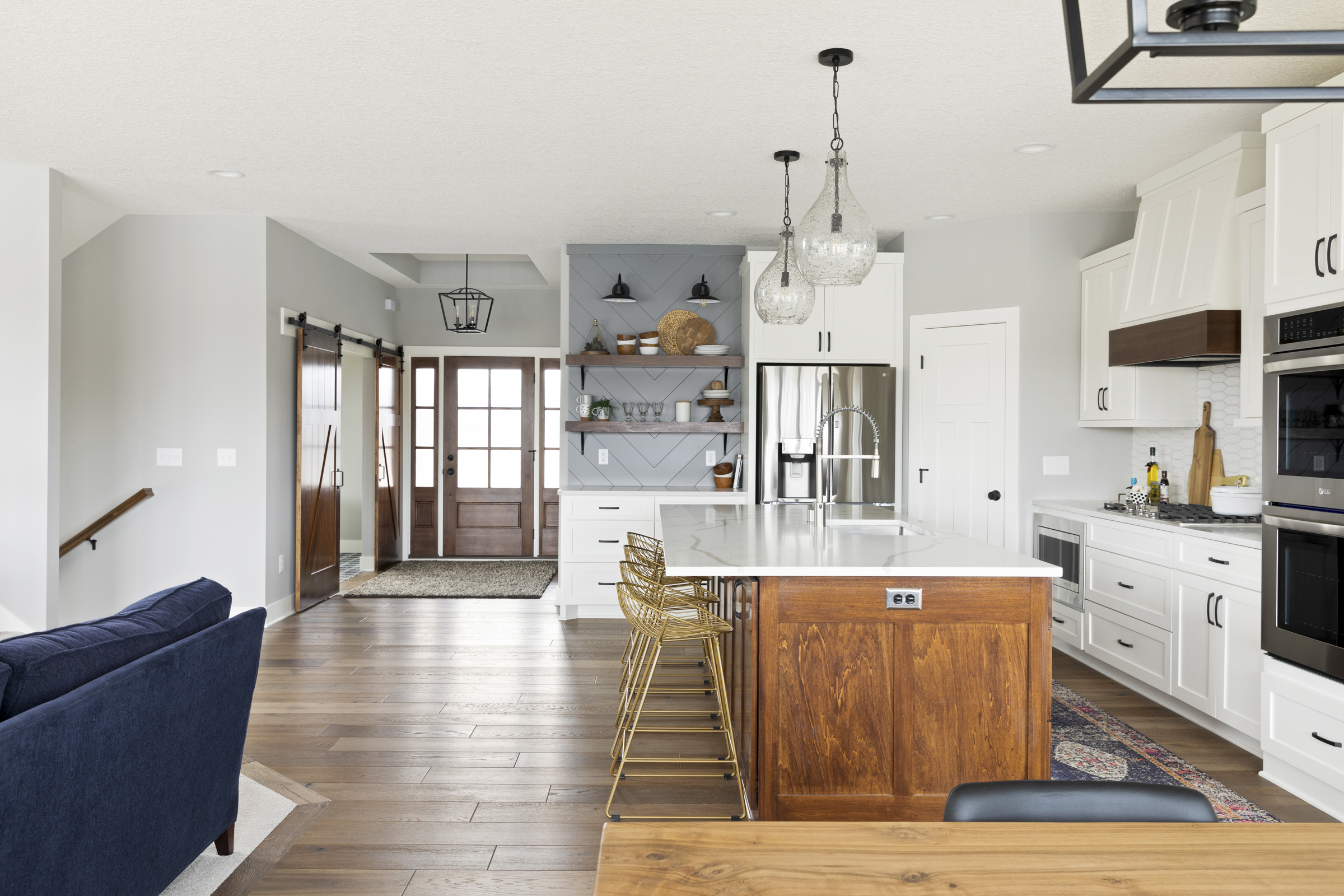 Kitchen, Front Entry